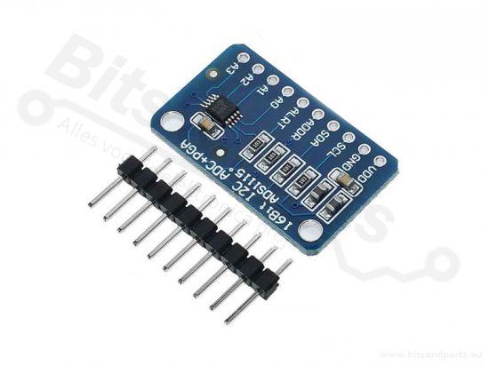 ADC ADS1115 16-Bit breakout - 4 channel with programmable amplifier